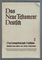 Das Neue Testament Deutsch 2 Das Evangelium nach Matth&auml;us ubersetzt und ekl&auml;rt