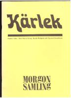 K&auml;rlek - Morgonsamling