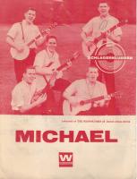 Michael (row the boat ashore) Text och noth&auml;fte 