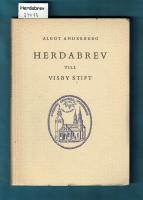 Herdabrev till Visby stift