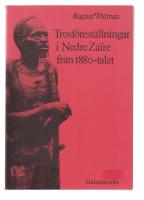 Trosf&ouml;rest&auml;llningar i Nedre Zaire fr&aring;n 1880-talet