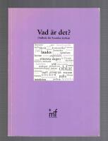 Vad &auml;r det? Ordbok f&ouml;r Svenska kyrkan.