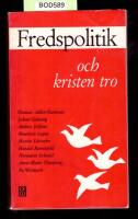 Fredspolitik och kristen tro