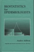 Biostatistics for epidemiologists