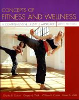 Concepts of Fitness and Wellness: A Comprehensive Lifestyle Approach. Sixth Edition