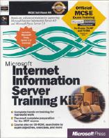 Microsoft Internet Information Server Training Kit&nbsp;