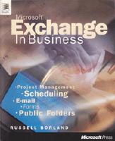 Microsoft Excahnge in business.