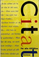 Citat f&ouml;r alla tillf&auml;llen