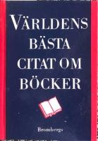 V&auml;rldens b&auml;sta citat om b&ouml;cker