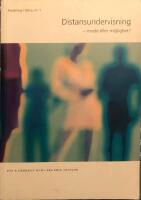 Distansundervisning  : mode eller m&ouml;jlighet f&ouml;r ungdomsgymnasiet? : en forsknings&ouml;versikt