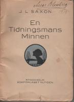 En Tidningsmans Minnen