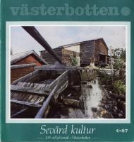 V&auml;sterbotten nr 4 - 87 - Sev&auml;rd kultur - 108 utflyktsm&aring;l i V&auml;sterbotten