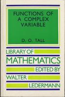 Functions of a complex variable