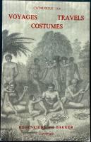 Voyages Travels Costumes. Catalogue 164