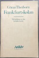 Frankfurtskolan : till kritiken av den kritiska teorin