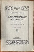 Samfundsliv och ensamhet