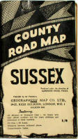 Sussex. Country Road Map