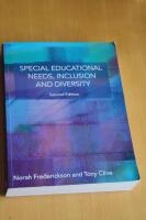 Special educational needs, inclusion and diversity