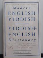 Modern English-Yiddish, Yiddish-English dictionary