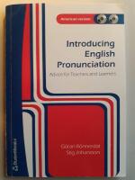 Introducing English Pronunciation : advice for learners and teachers : American version
