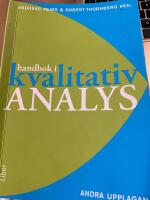 Handbok i kvalitativ analys
