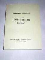 LEKTOR SIVESSONS P&Auml;RLH&Ouml;NS