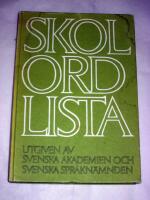 Skolordlista