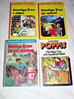 Hemliga 7:an i elden + HEMLIGA 7:AN P&Aring; SP&Aring;RET + HEMLIGA SJUAN F&Aring;R ETT UPPDRAG  + HEMLIGA 7:AN OCH MYSTERIET MAX