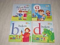 ALF OCH BETTS ORDBOK + A BOKEN + B BOKEN + D BOKEN MITT F&Ouml;RSTA ABC