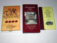BLI VINK&Auml;NNARE + FINA FRANSKA VINER + VINHANDBOK 1995