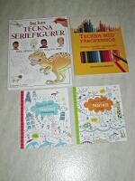 JAG KAN TECKNA SERIEFIGURER + TECKNA MED F&Auml;RGPENNOR + TECKNA MED FANTASI M&Auml;NNISKOR + TECKNA MED FANTASI DJUR