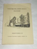 V&Auml;STMANLANDS-DALA NATION SKIFTSERIE XI