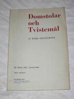 DOMSTOLAR OCH TVISTEM&Aring;L